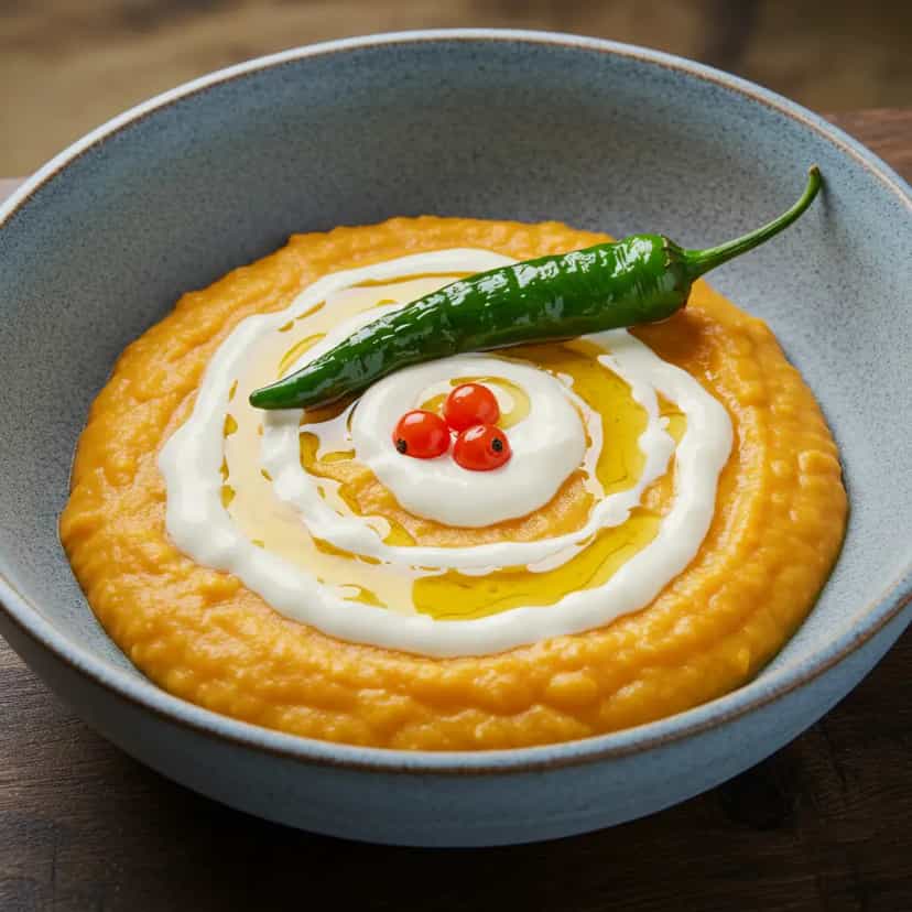 Foto deliciosa de Vatapá Simples e Delicioso pronta para servir - Pratos Brasileiros Icônicos