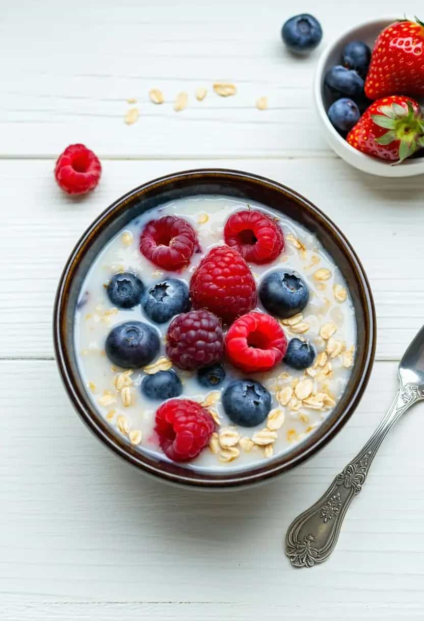 Aveia Vegana com Frutas