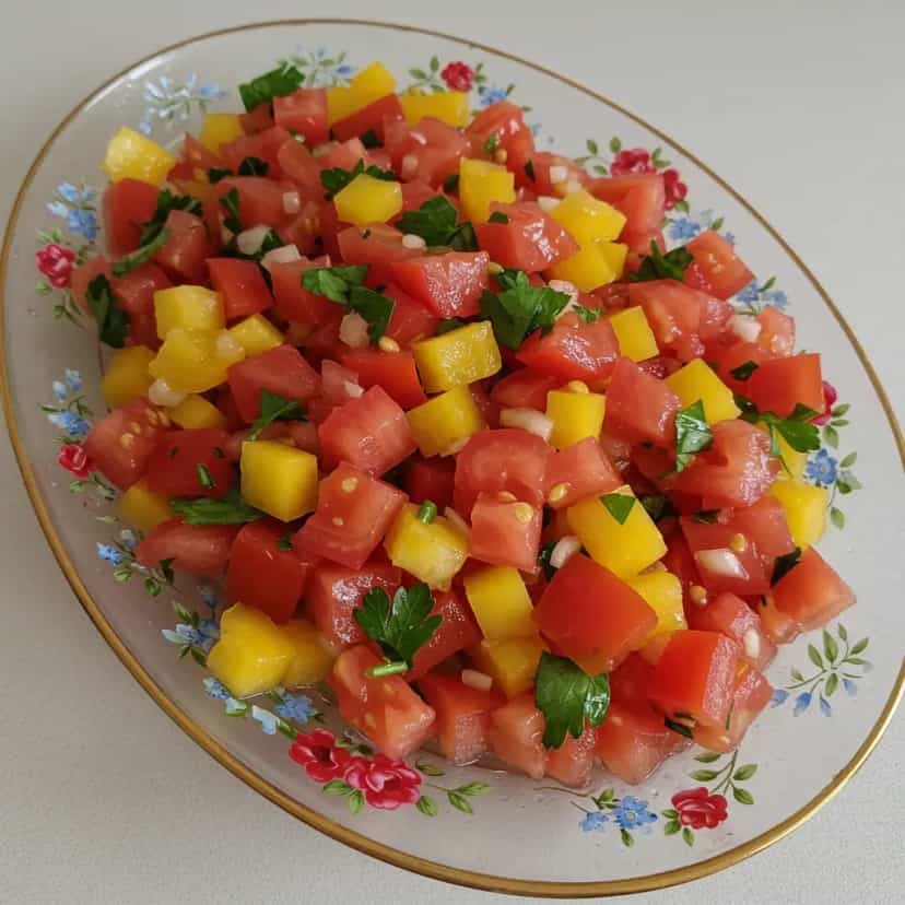 Foto deliciosa de Vinagrete Tradicional Brasileiro pronta para servir - Outras Receitas