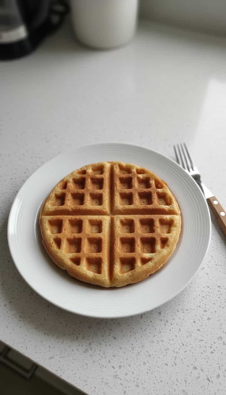 Foto deliciosa de Waffle Integral pronta para servir - Panquecas & Waffles