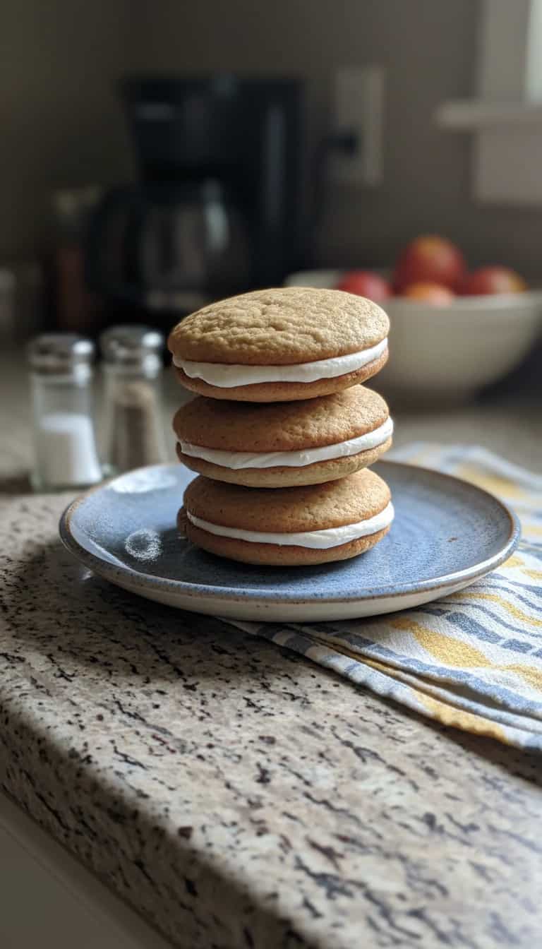 Foto deliciosa de Whoopie Pies de Maçã com Cream Cheese pronta para servir - Brownies & Cookies