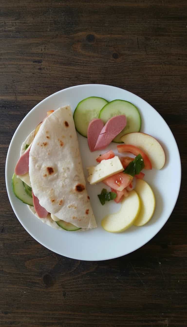 Foto deliciosa de Wrap Primavera pronta para servir - Outras Receitas