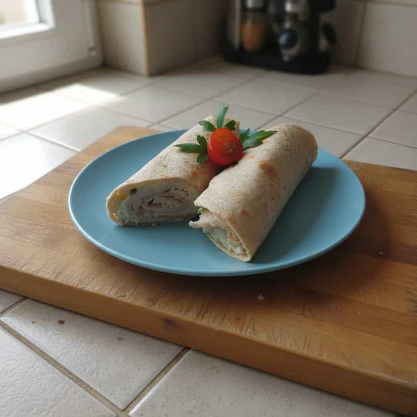 Foto deliciosa de Wraps Refrescantes de Tofu pronta para servir - Energéticos & Proteicos