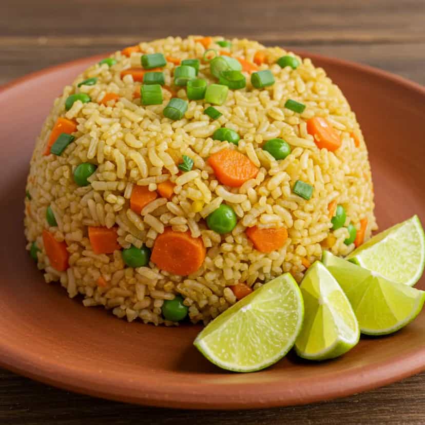 Foto deliciosa de Yakimeshi de Arroz Integral pronta para servir - Outras Receitas