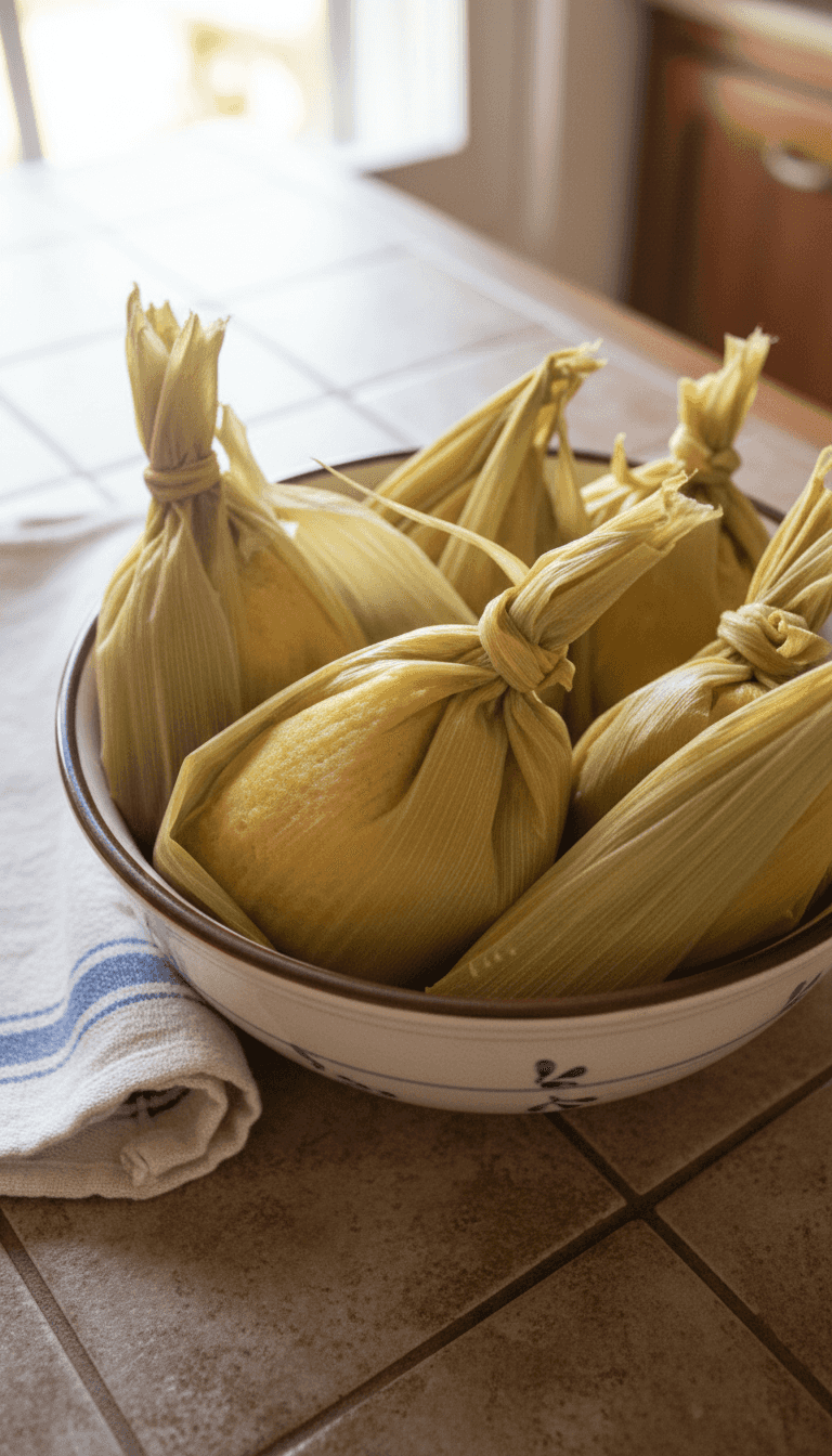 Pamonha Light de Milho Verde