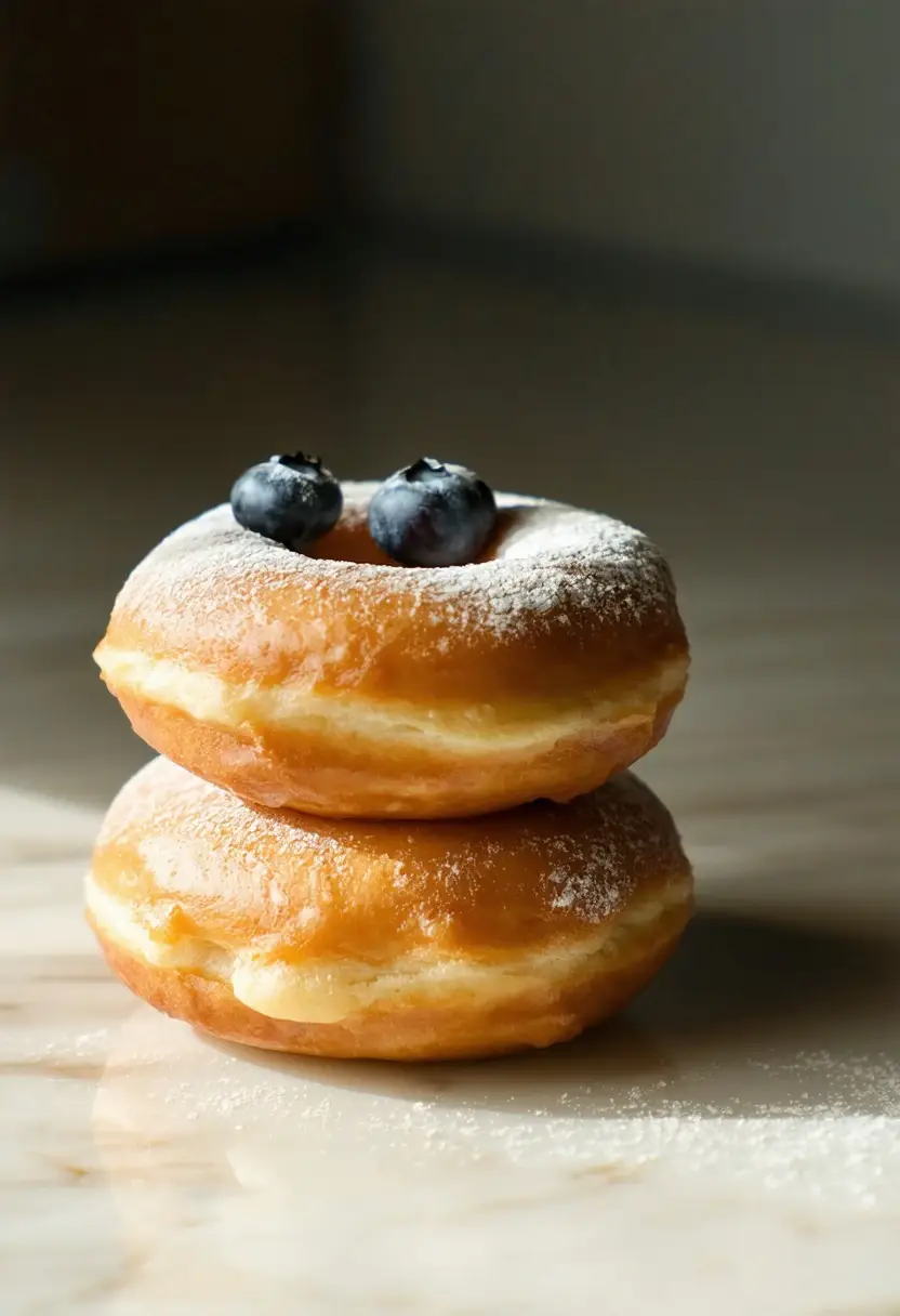 Donuts de Mirtilo Caseiros