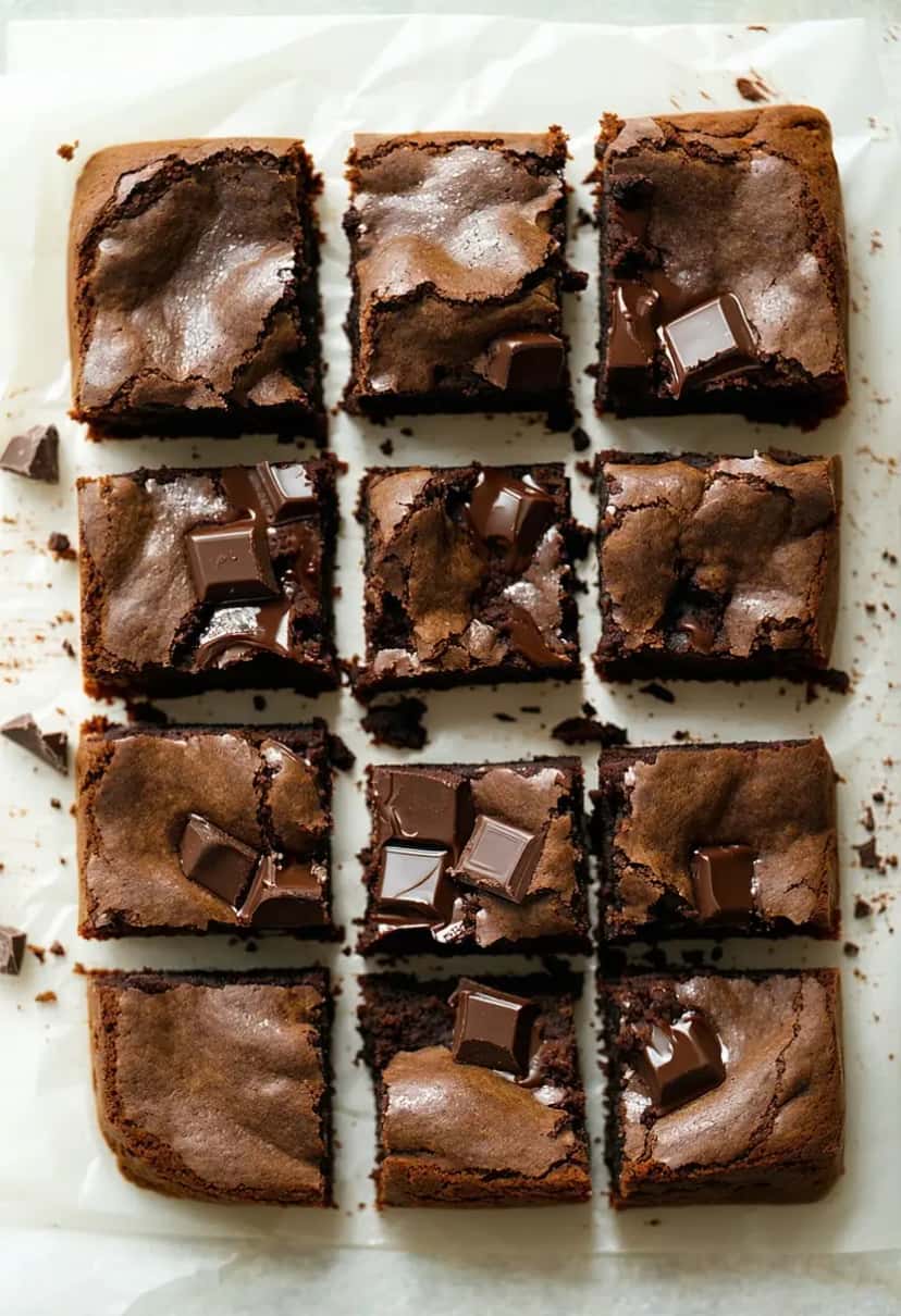 Brownie de Farinha de Arroz Econômico