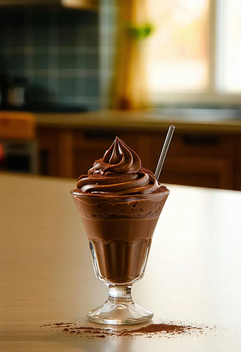 Mousse de Chocolate da Família