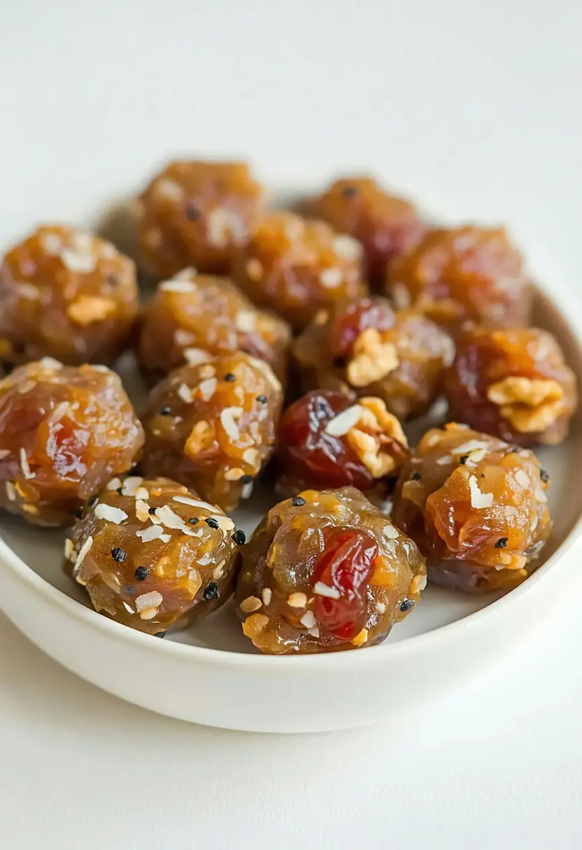 Bolinhas de Tâmara & Nozes: 100% vegetal