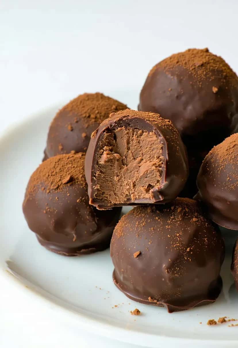 Trufas de Chocolate Nutricionalmente Ricas