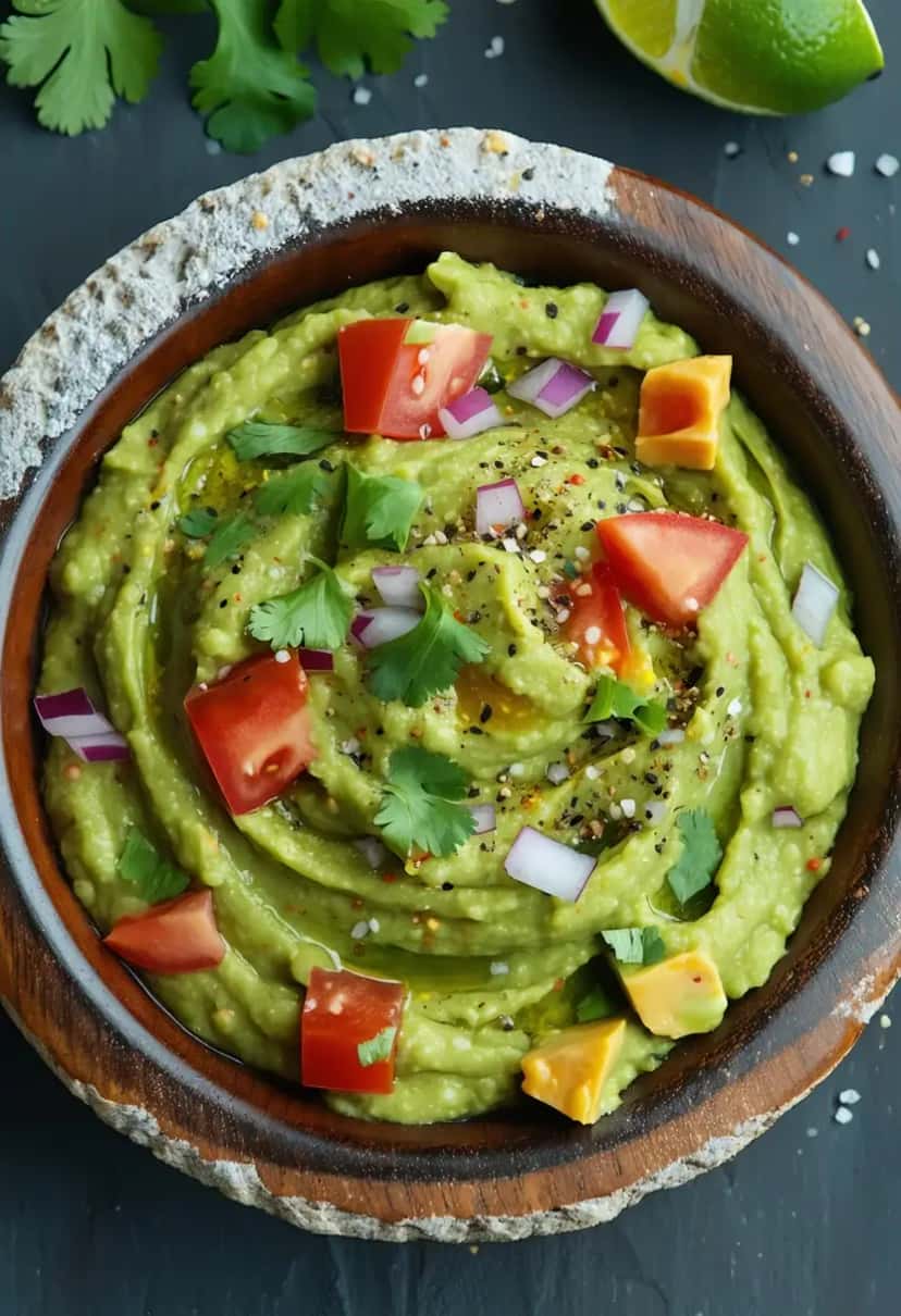 Guacamole Caseiro Delicioso