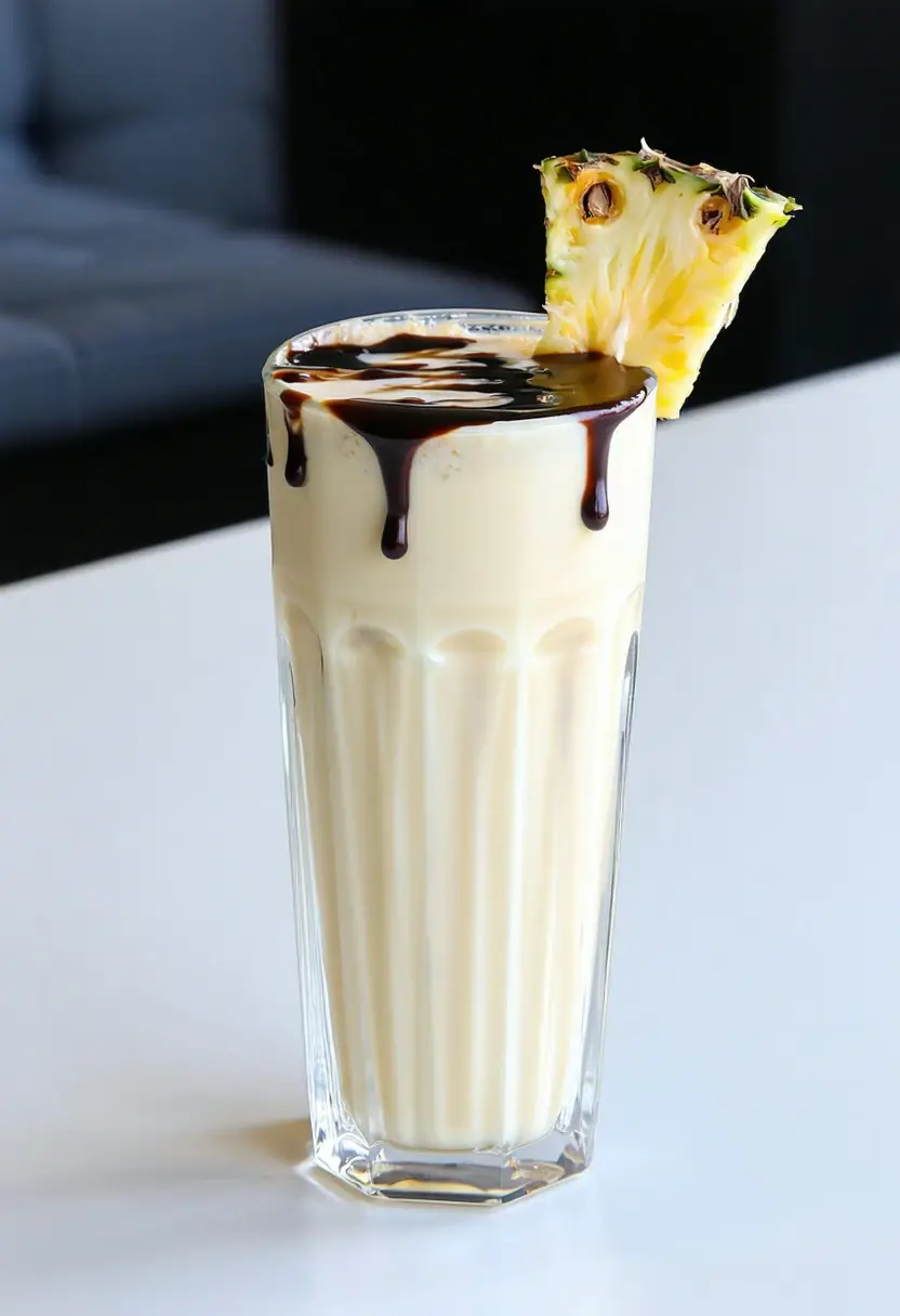 Milkshake de Abacaxi Delicioso