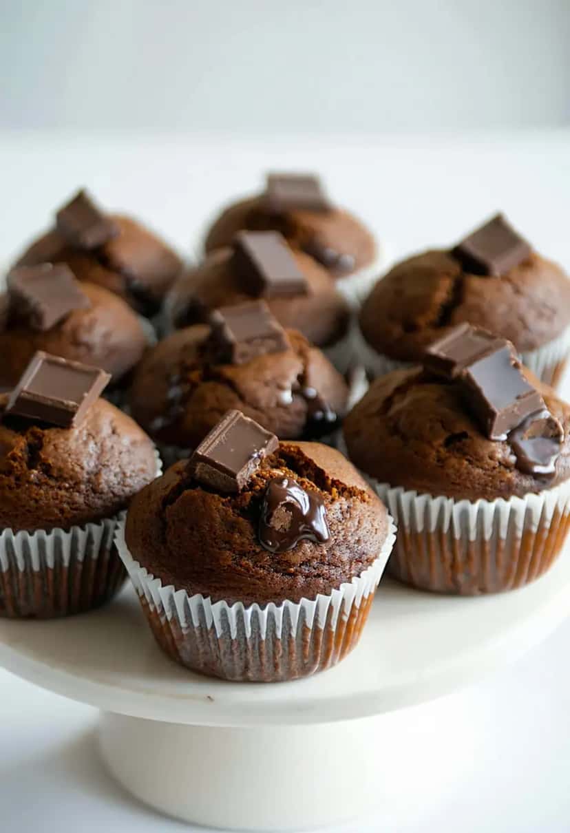Muffins de Chocolate Veganos