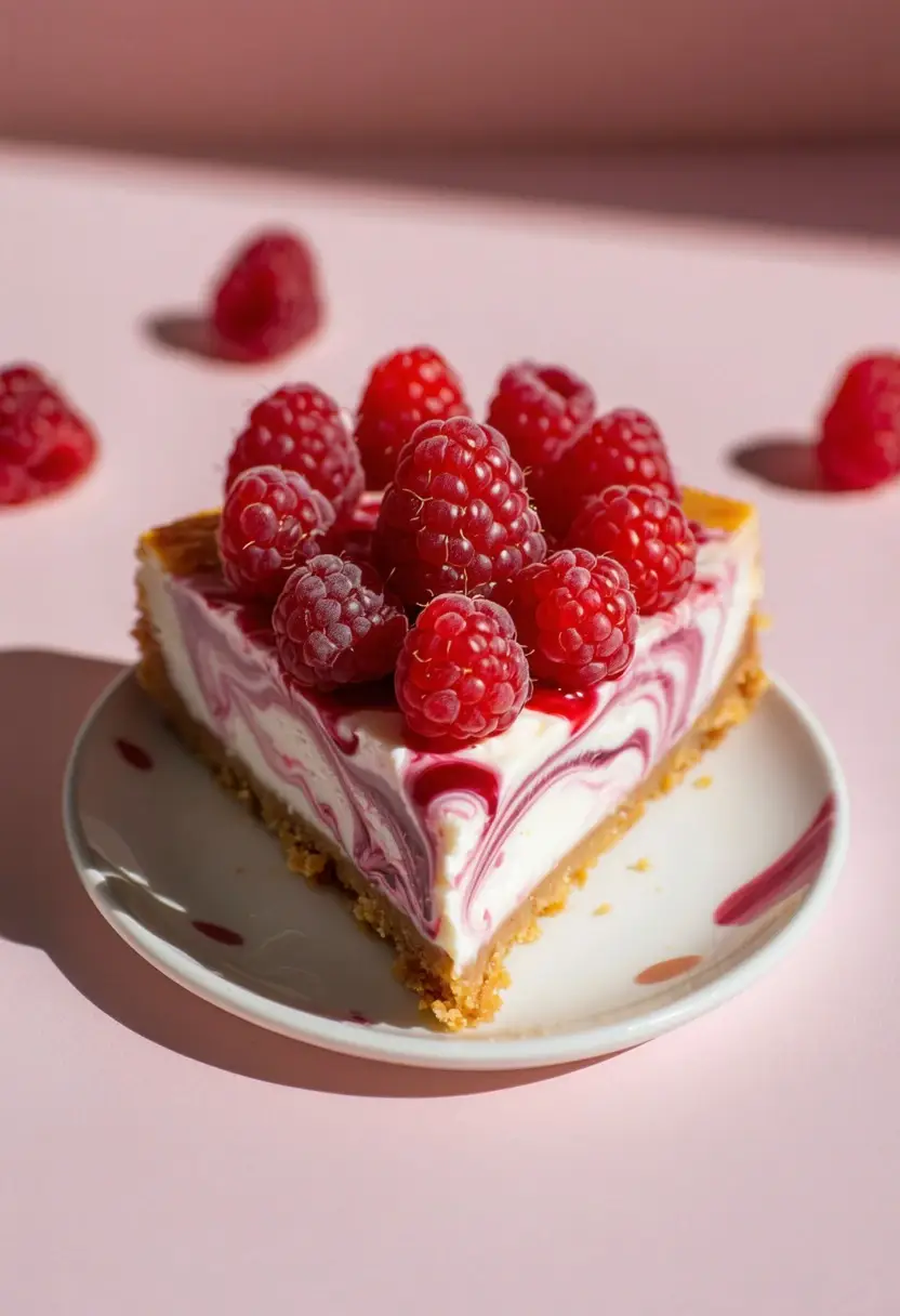 Cheesecake de Framboesa: Textura Ideal