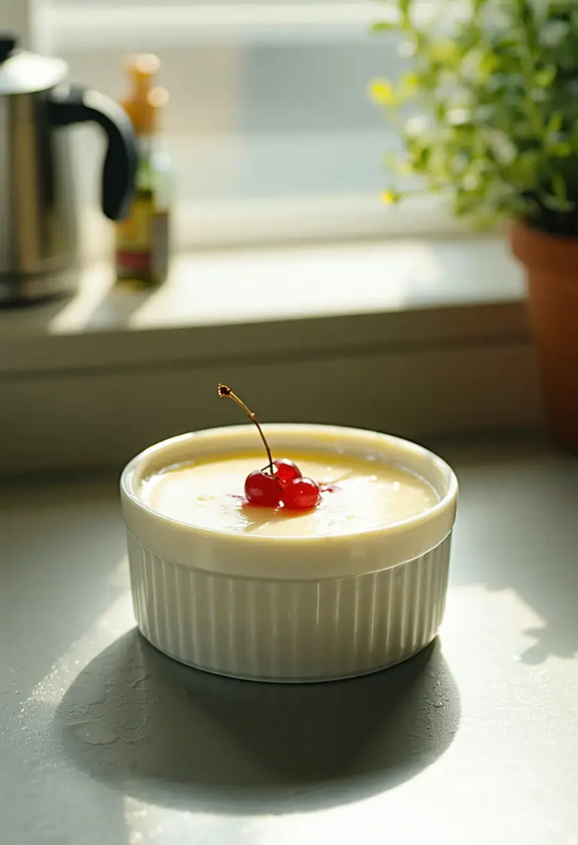 Panna Cotta de Baunilha Caseira
