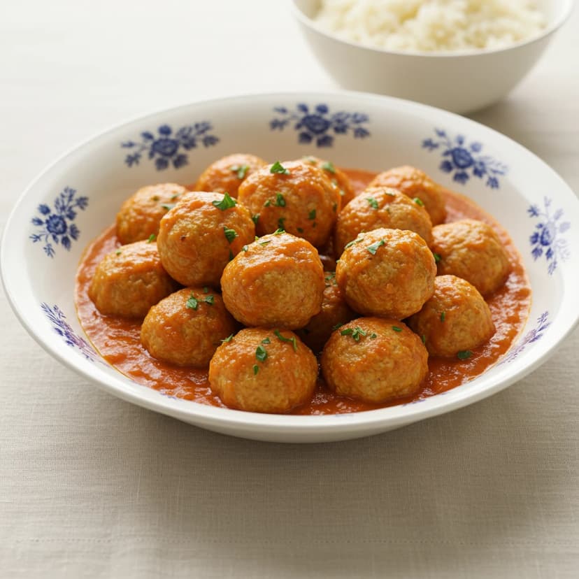Almôndegas de Hambúrguer ao Molho