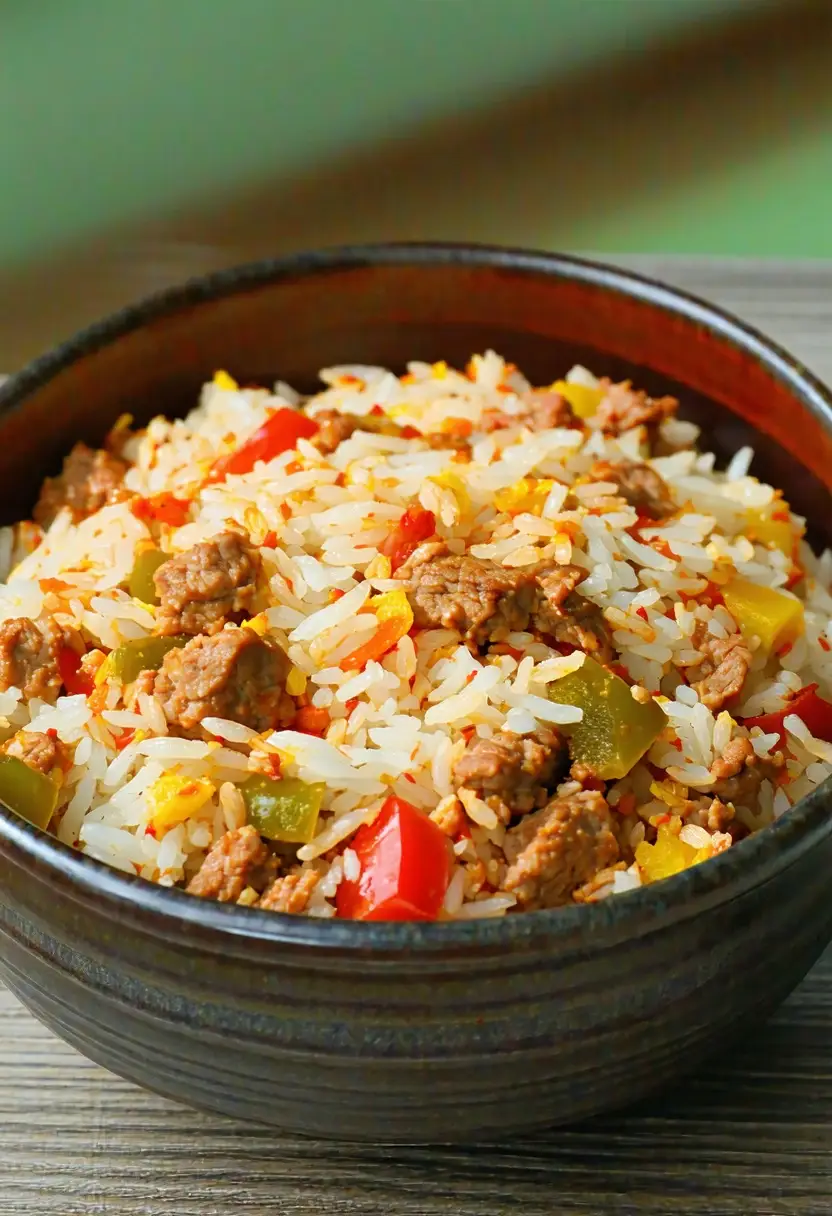 Arroz Carreteiro Simples