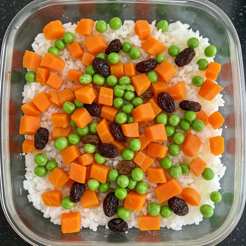 Arroz com Uva Passas