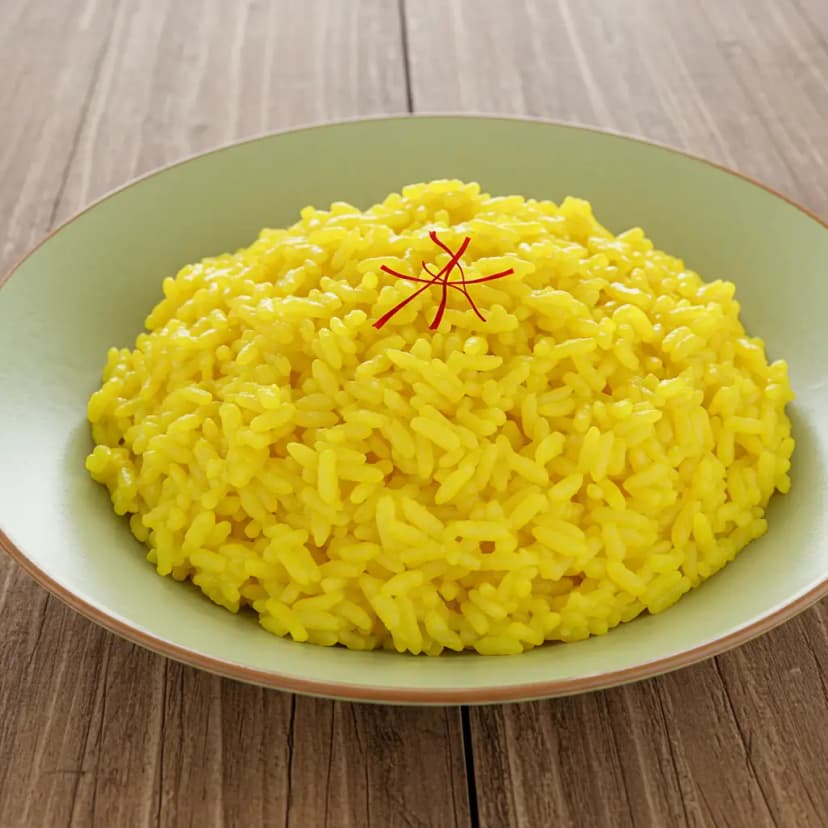 Arroz Cremoso com Açafrão
