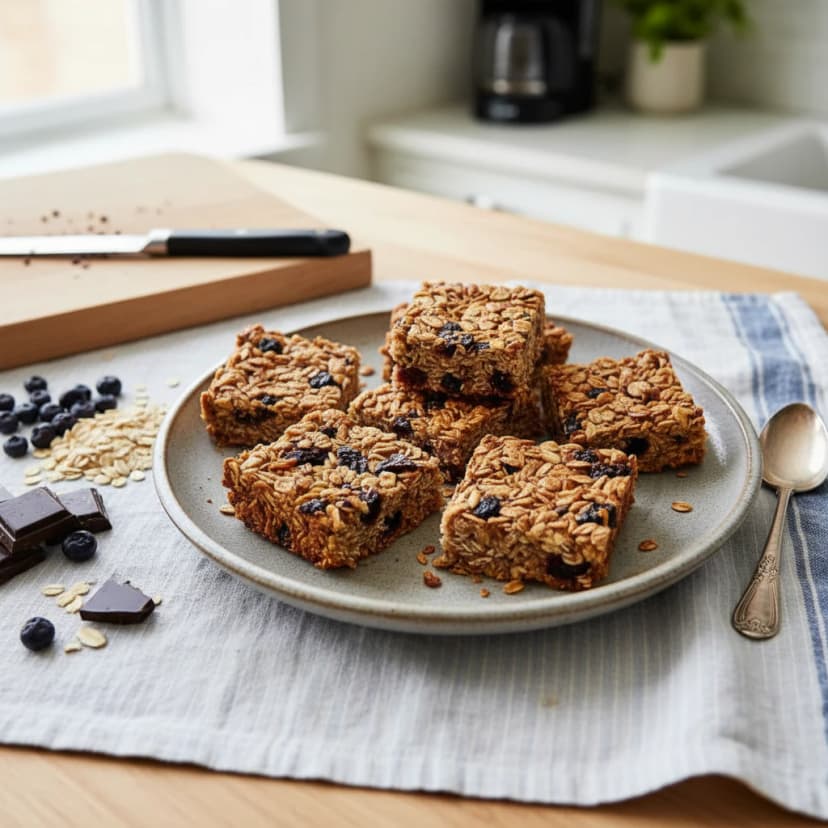 Barrinhas de Cereal Caseiras sem Assar