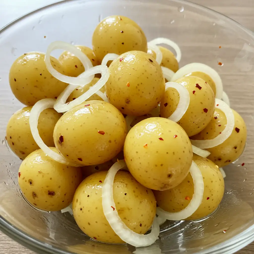 Batatas com Calabresa Desidratada