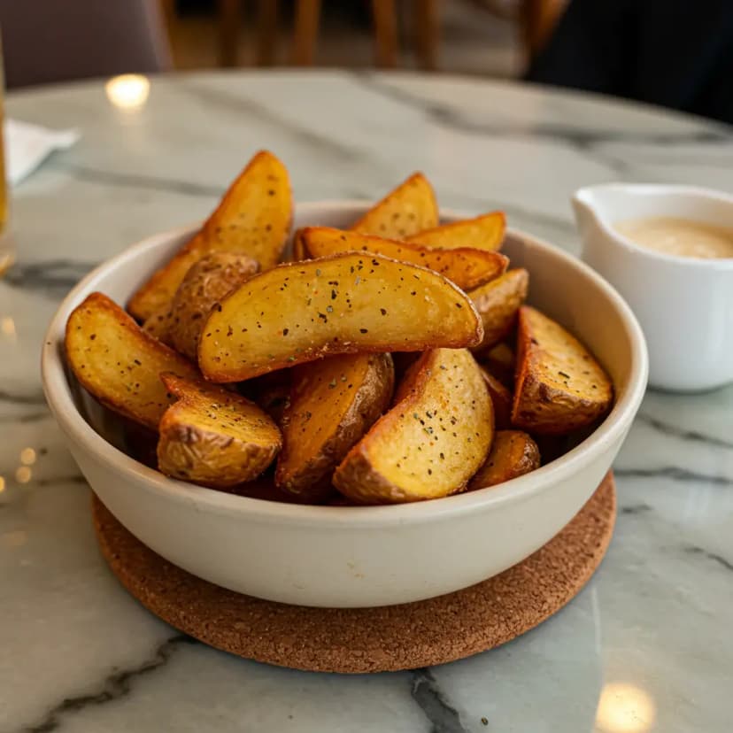 Batatas Rústicas Cremosas e Crocantes