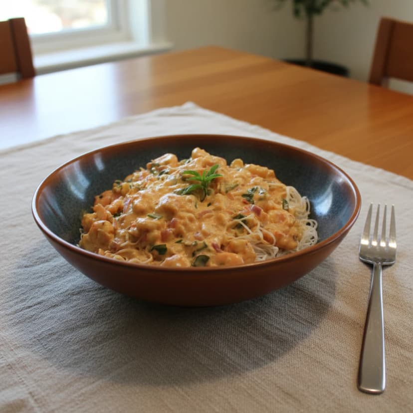 Bifun ao Molho de Camarão