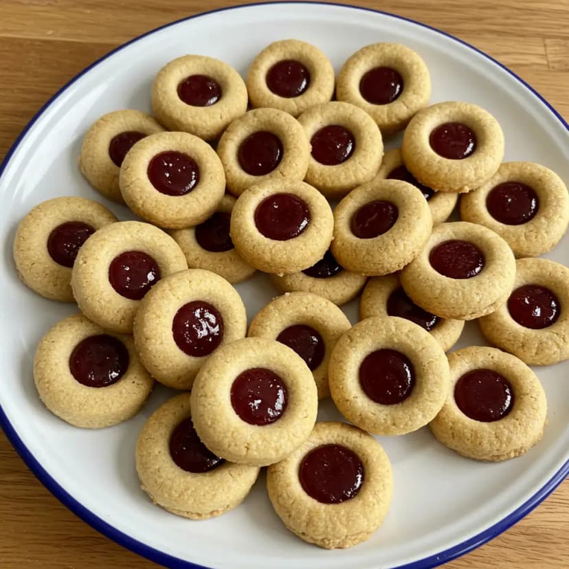Biscoitinho amanteigado com goiabada