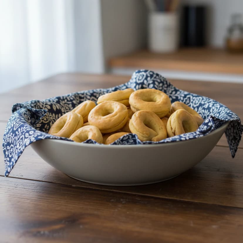 Foto deliciosa de Biscoito de Cebola pronta para servir