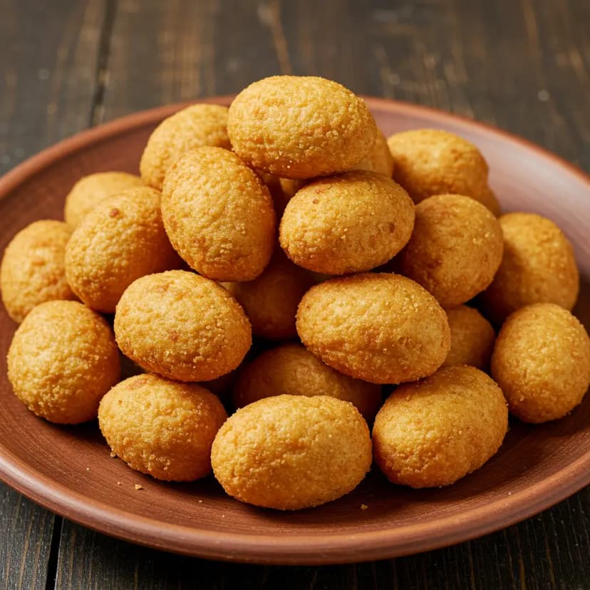 Foto deliciosa de Biscoito de Polvilho Frito Crocante pronta para servir
