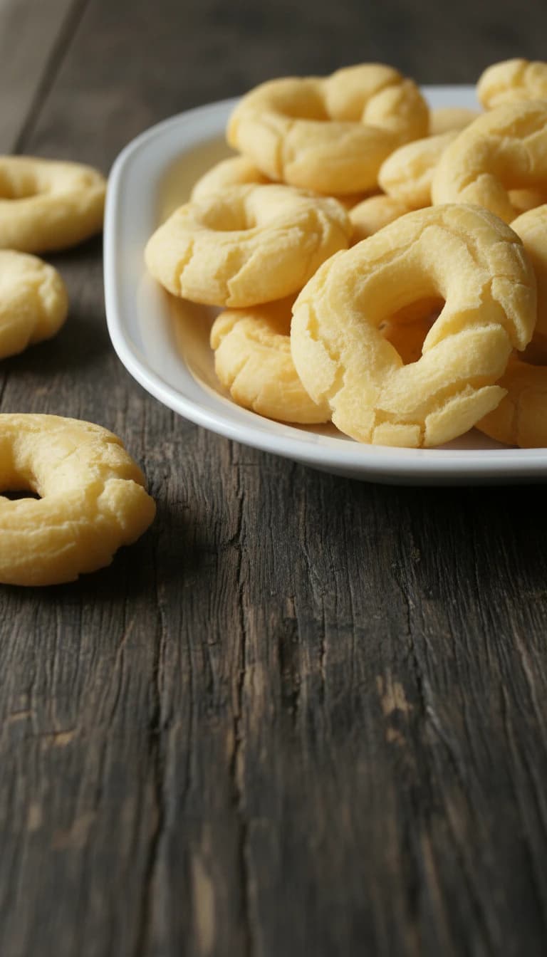 Foto deliciosa de Biscoito Frito de Polvilho pronta para servir