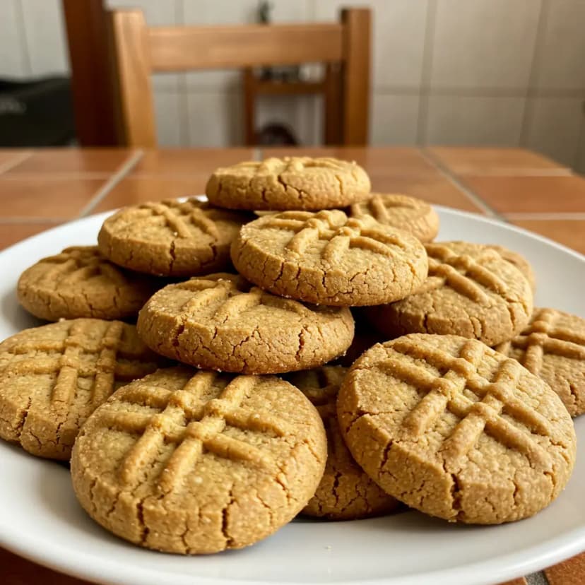 Biscoitos de Amendoim Sem Glúten