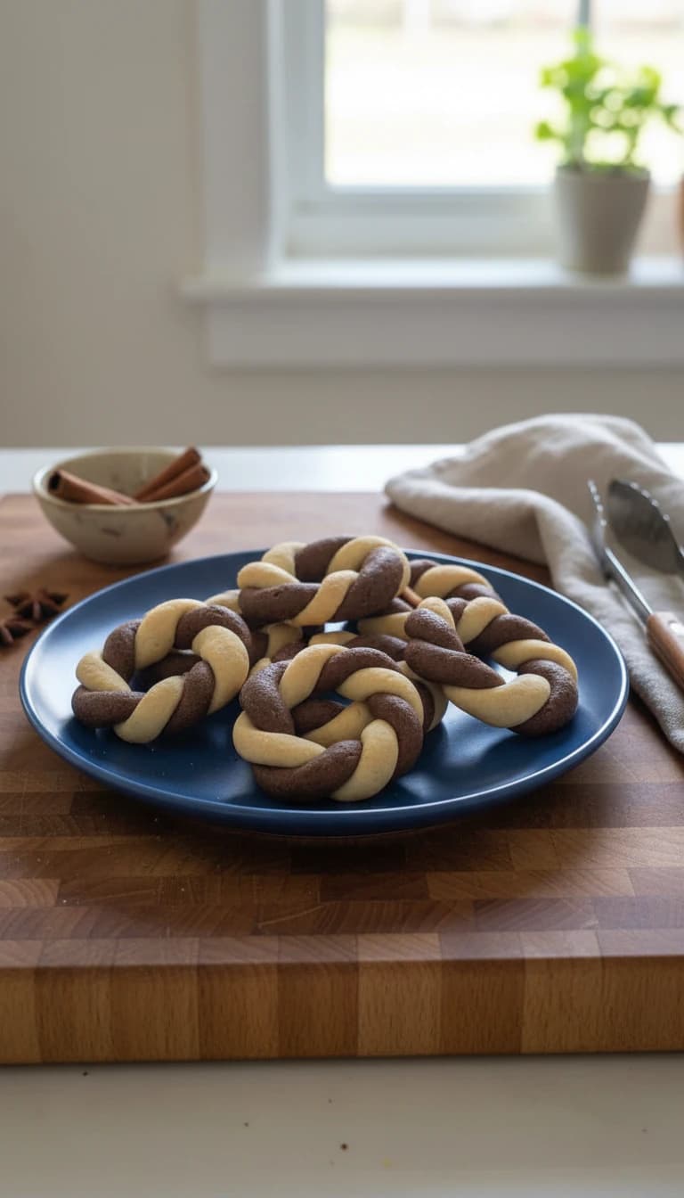 Bolachinha de Baunilha e Chocolate