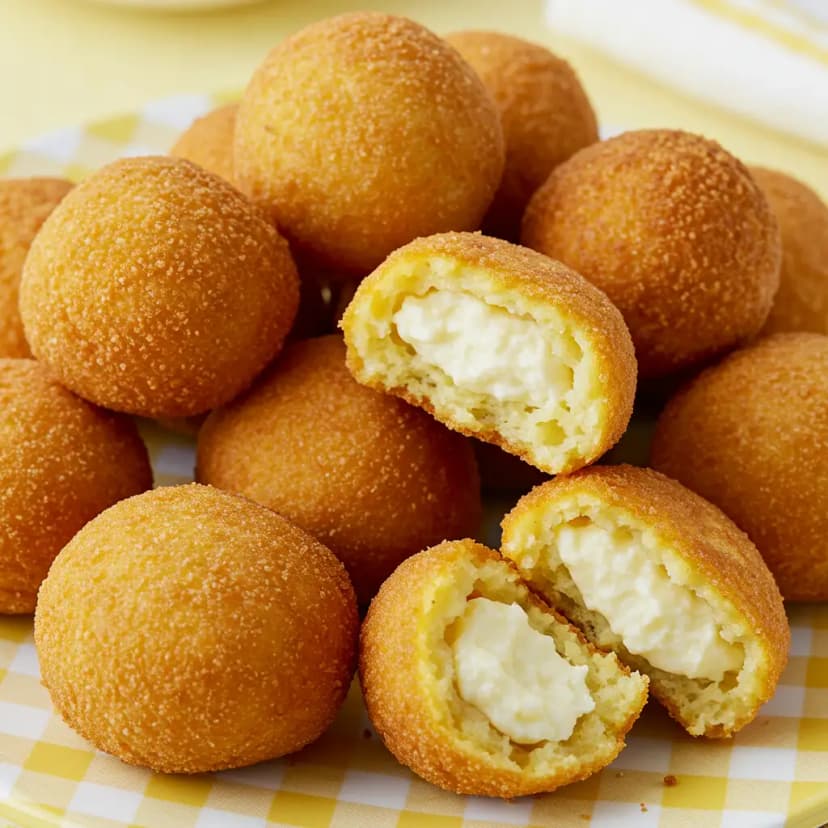 Bolinho de Milho Cremoso com Parmesão