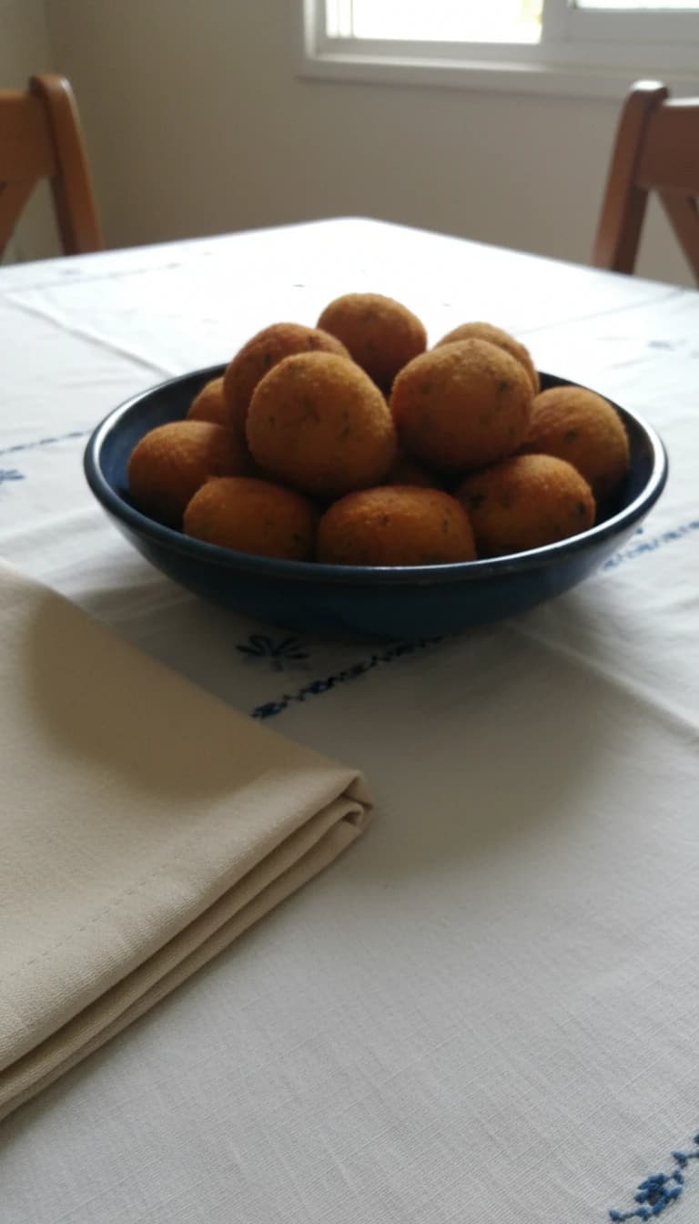 Bolinhos de Arroz com Muçarela