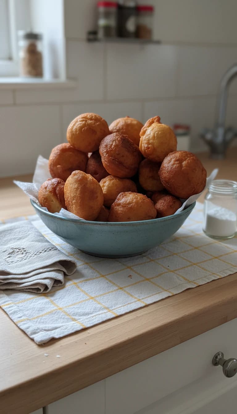 Bolinhos de Chuva com Banana