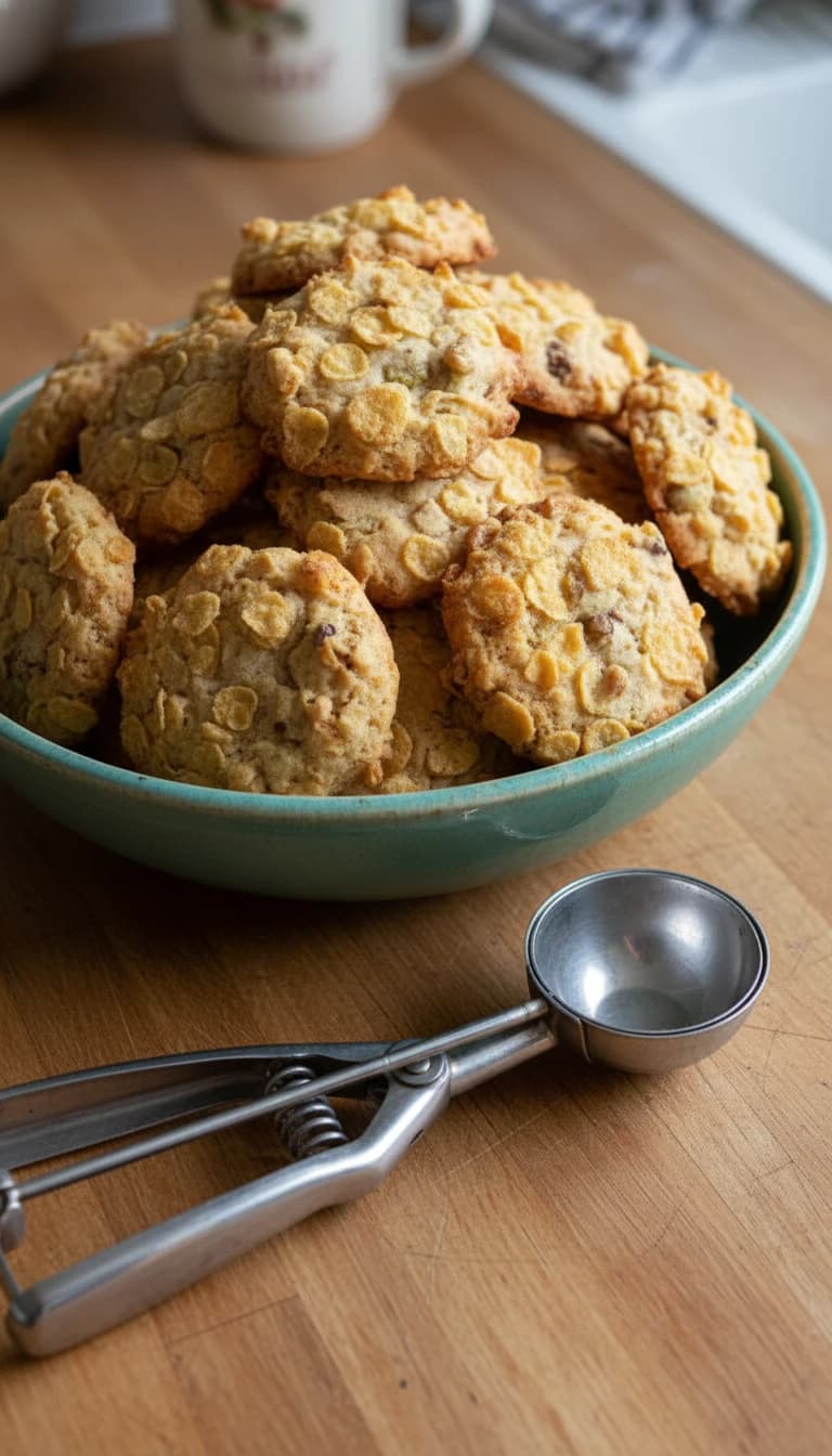 Bolinhos de Corn Flakes com Nozes