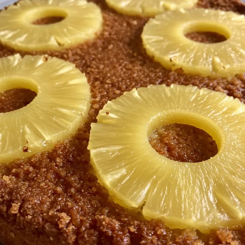 Bolo de Abacaxi Invertido
