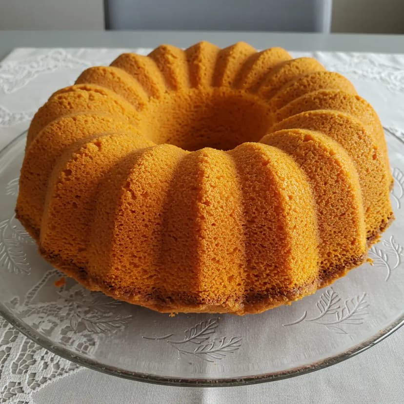 Bolo de Cenoura Molhadinho