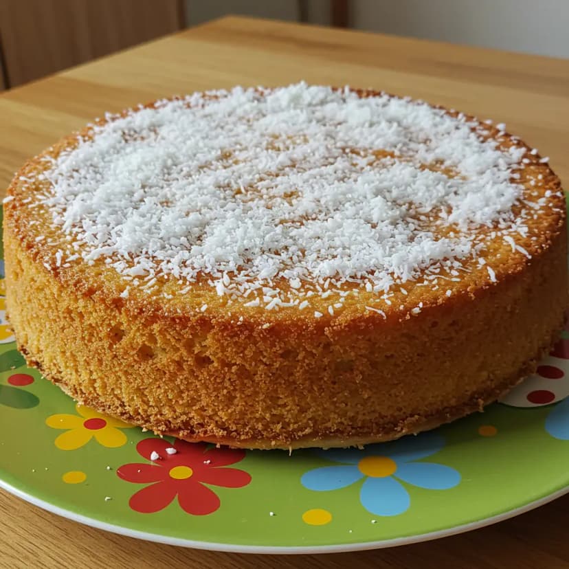 Bolo de Laranja com Coco