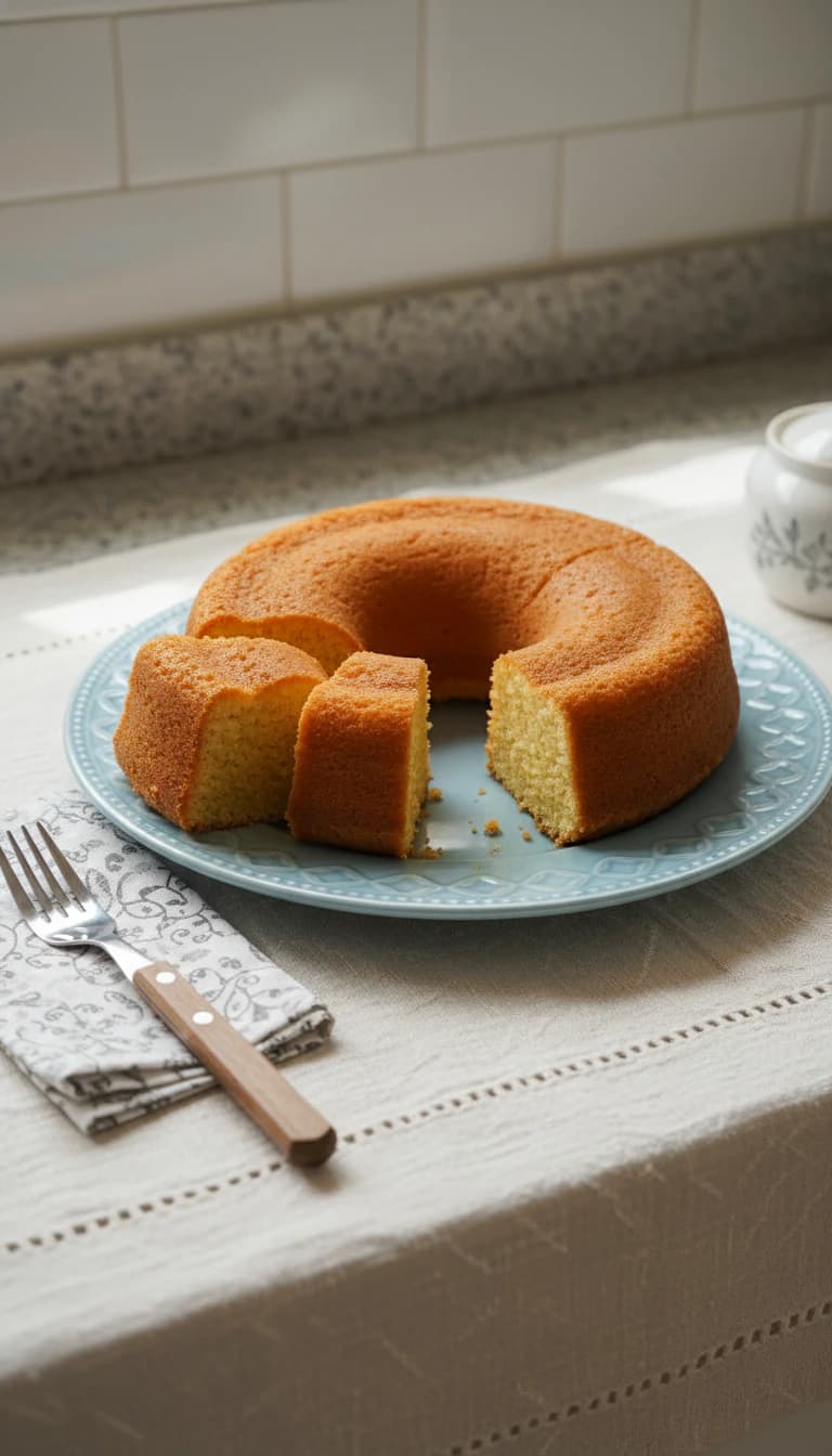 Bolo de milho de liquidificador