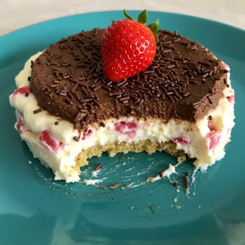 Bombom de Travessa com Morangos