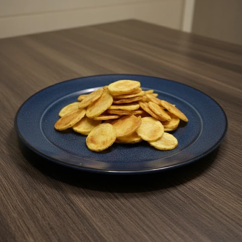 Foto deliciosa de Chips de Batata Crocantes pronta para servir