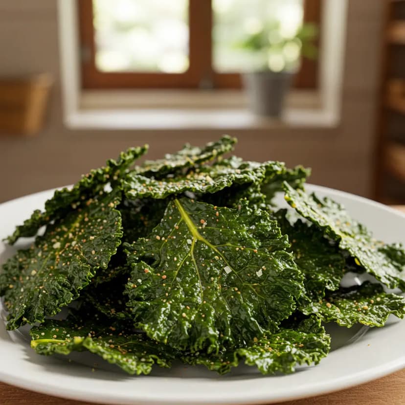 Chips de Couve Temperados