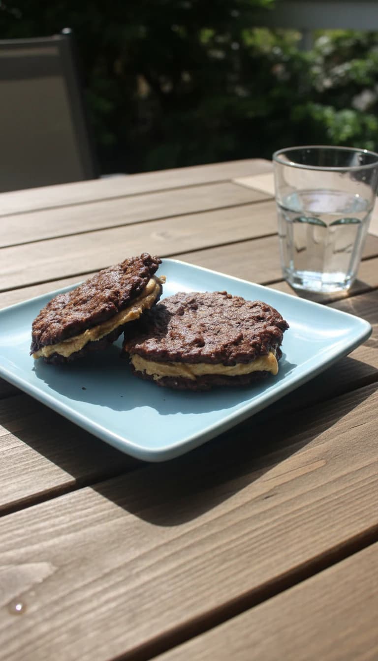 Cookies de Cacau Recheados