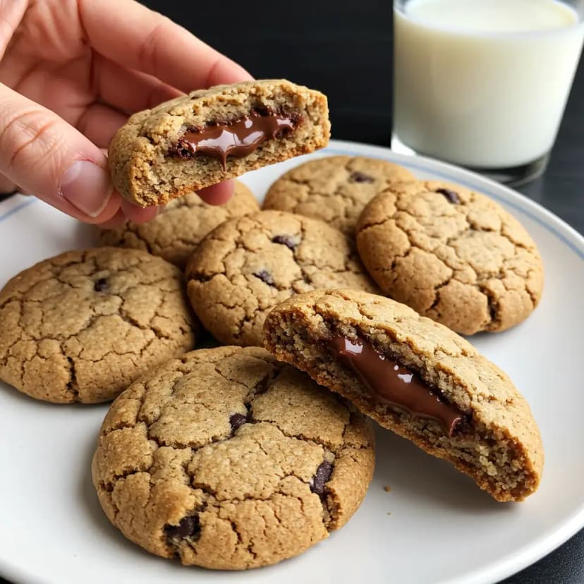 Cookies de Chocolate Duplo