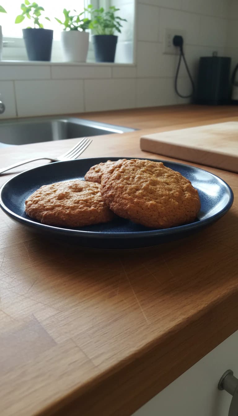 Cookies Integrais com Mel e Chocolate