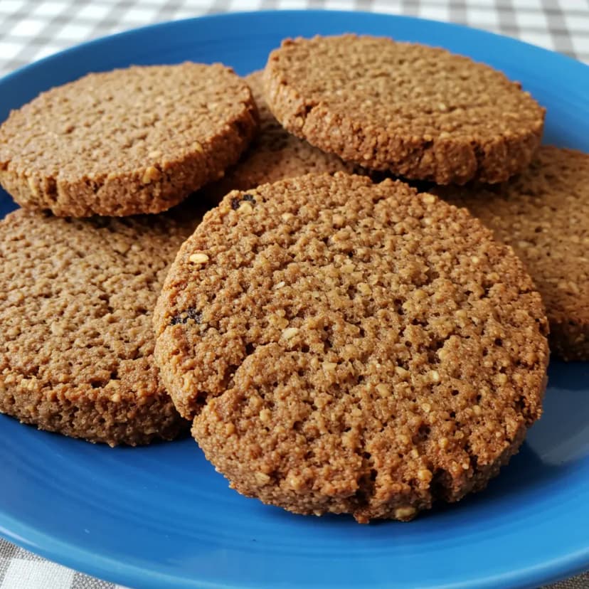 Cookies Integrais com Uvas Passas