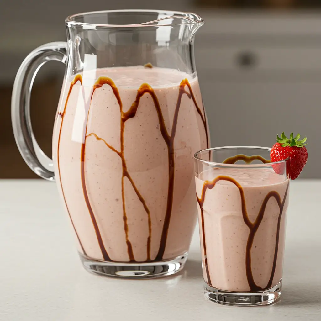 Coquetel Refrescante de Morango