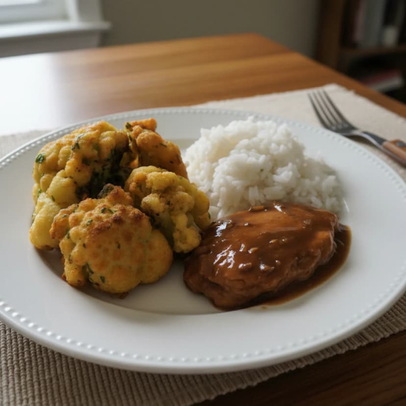 Couve-flor Crocante à Milanesa